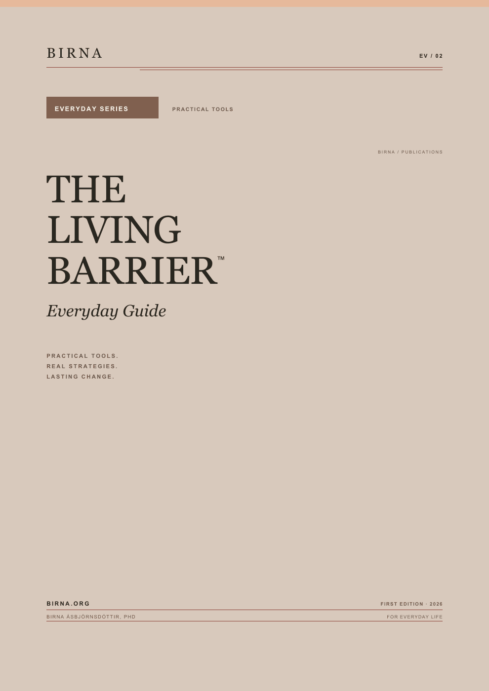 Cover of The Living Barrier™ Everyday Guide