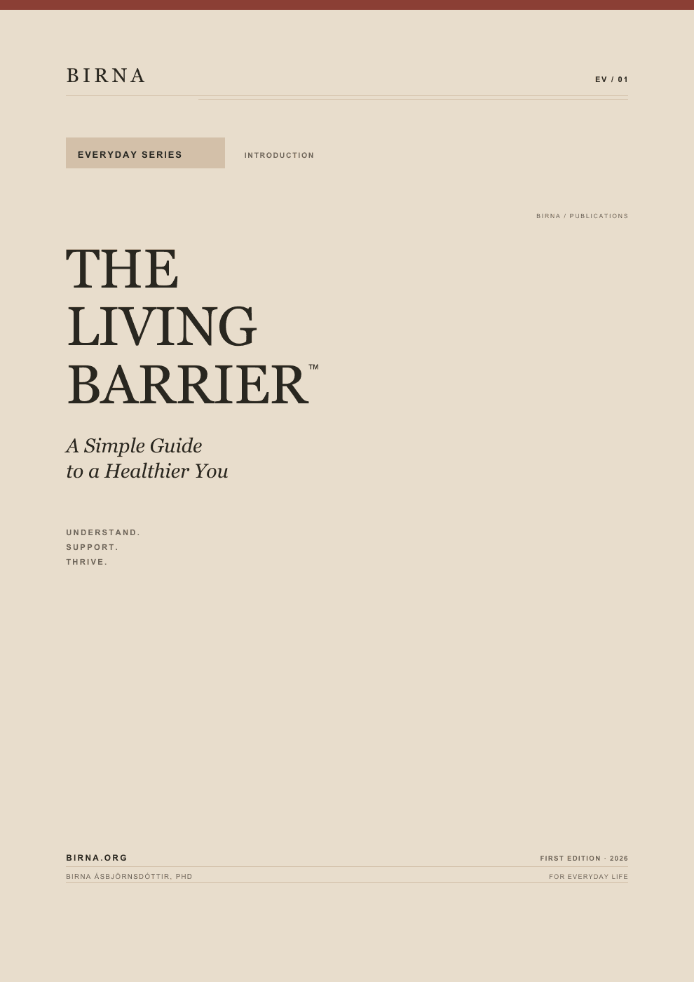 Cover of The Living Barrier™ Everyday Introduction